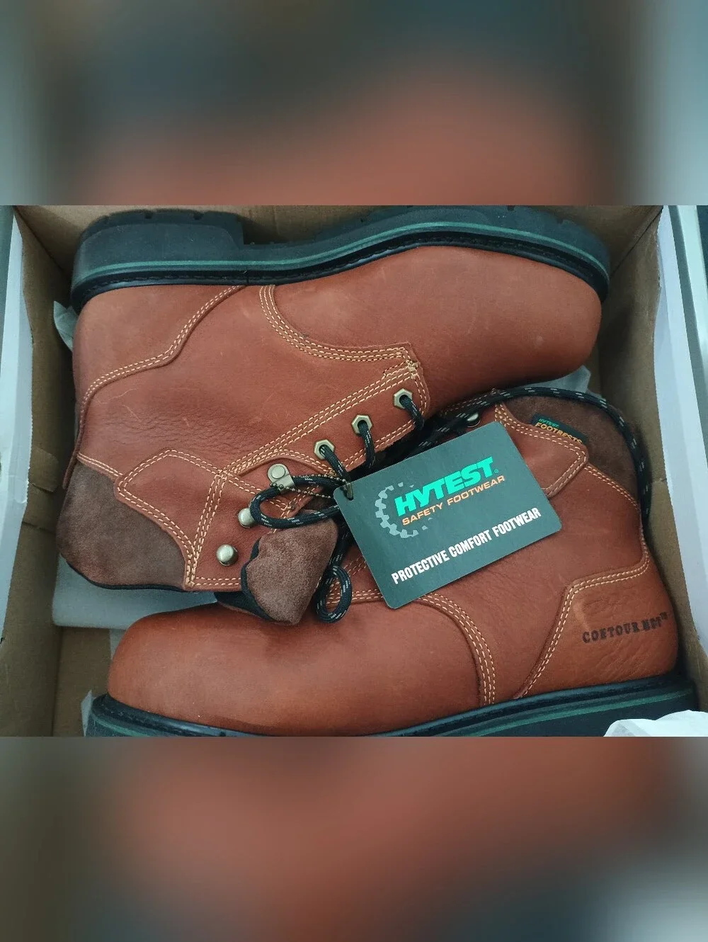 Hytest Comp Toe Work Boots Size 10 3E